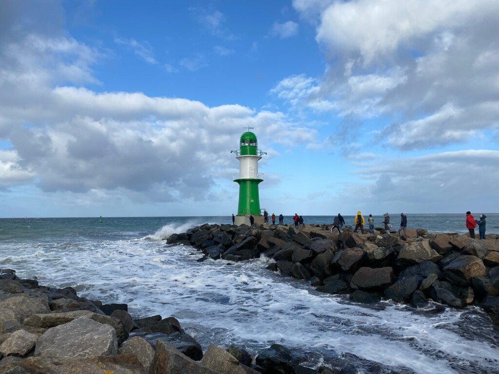 grüner Leuchtturm